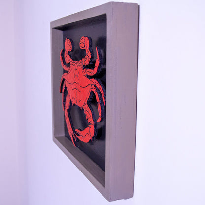 Crab wall art