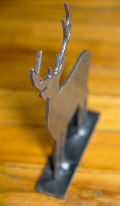 Rustic Steel Deer Art