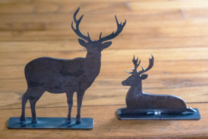 Rustic Steel Deer Art