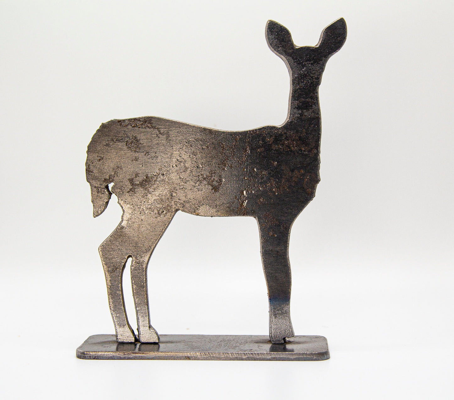 Rustic Steel Deer Art