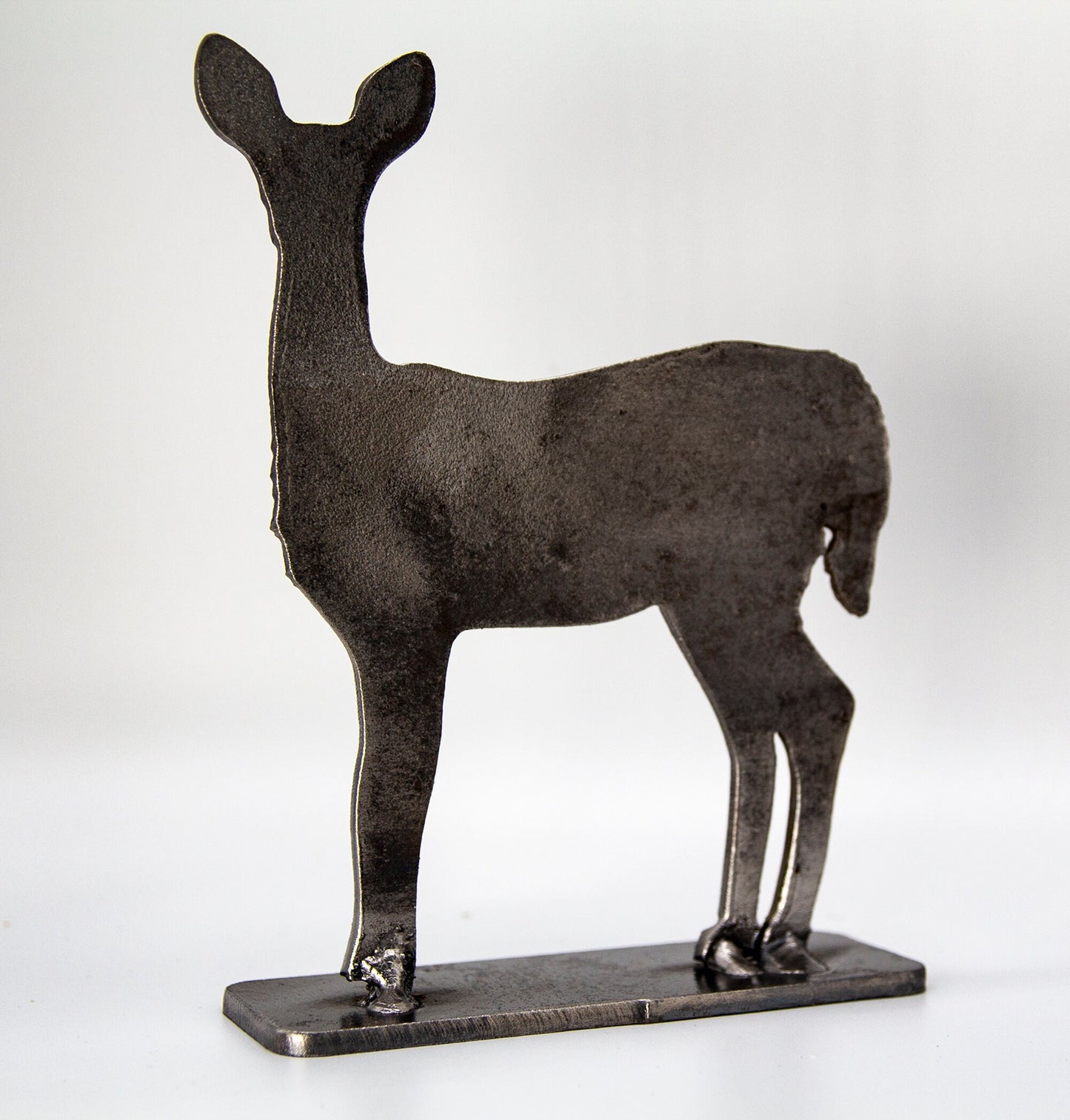 Rustic Steel Deer Art