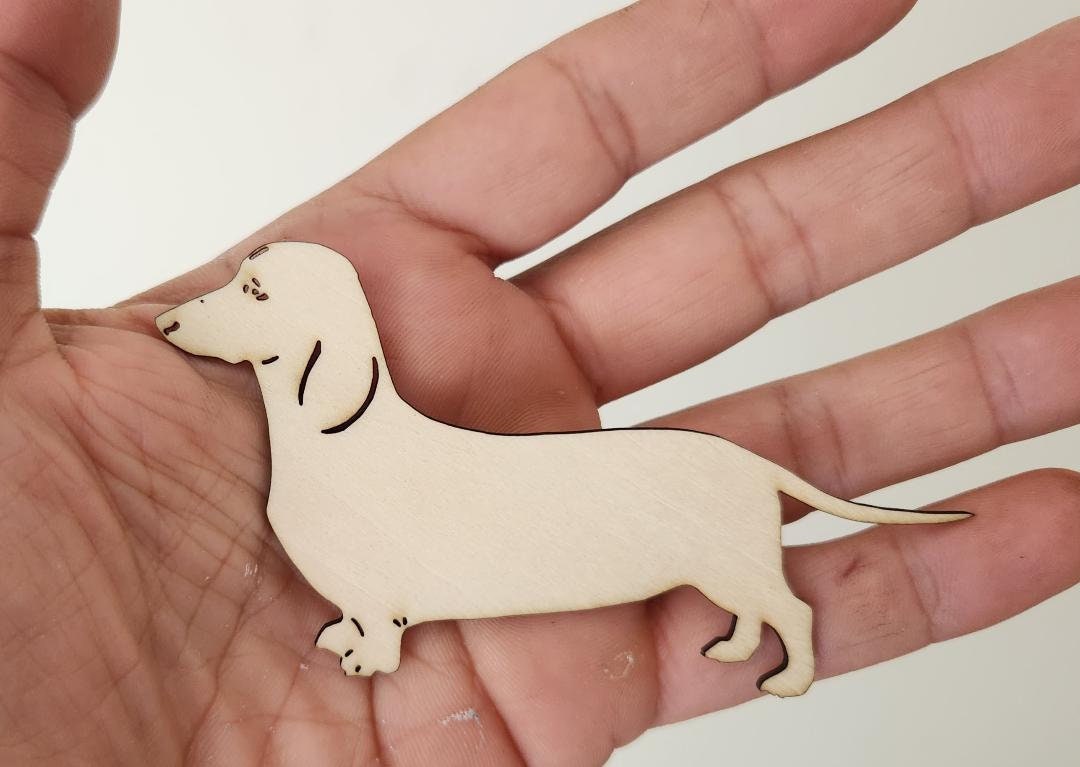 Bass wood dog cutouts